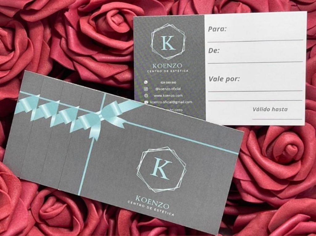 tarjeta regalo koenzo